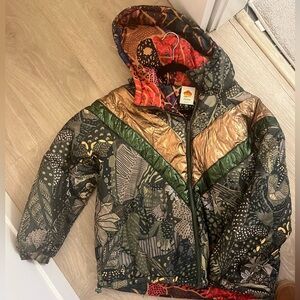 Farm Rio Puffer reversible jacket